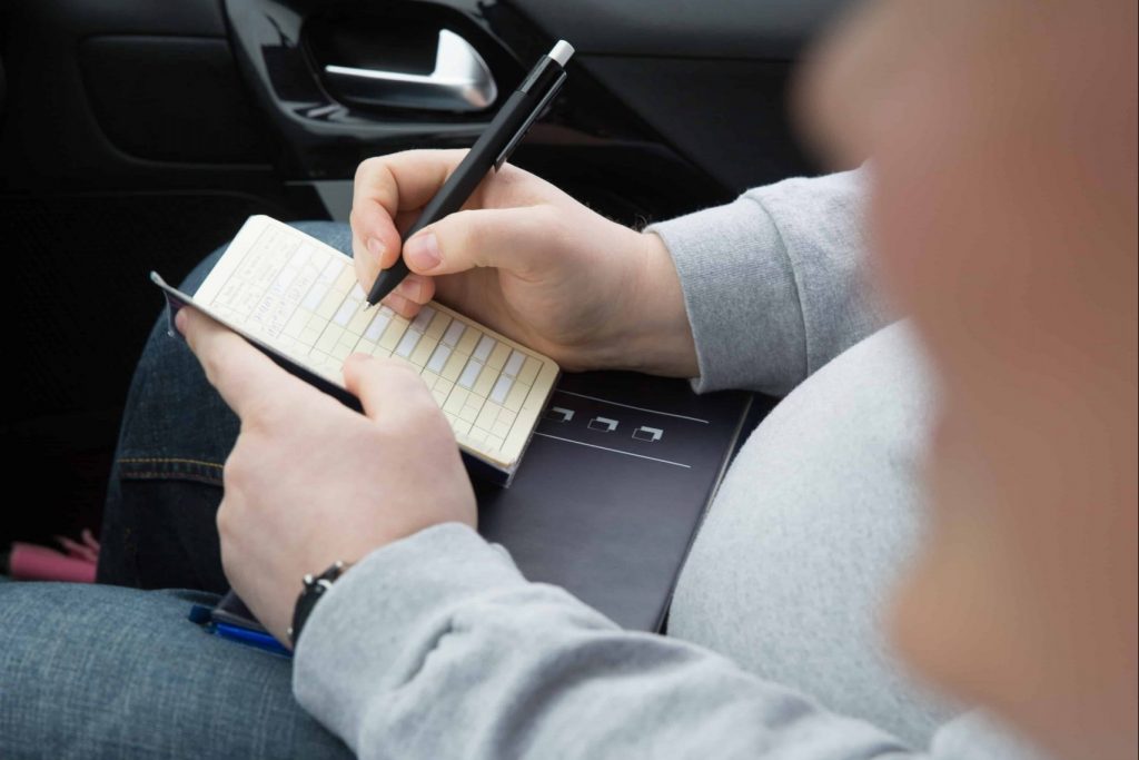 zapisovanje karton voznje ocenjevanje voznje b kategorija ponovno opravljanje vozniskega izpita